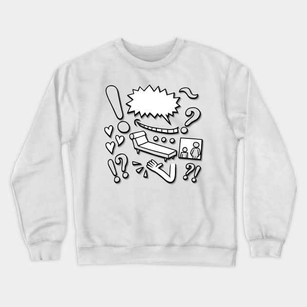 The Slang Guide Crewneck Sweatshirt by Pitch Drop Store